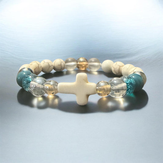 Turquoise, Gold and Tan